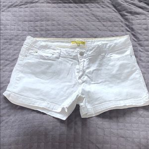 YMI White Jean Shorts
